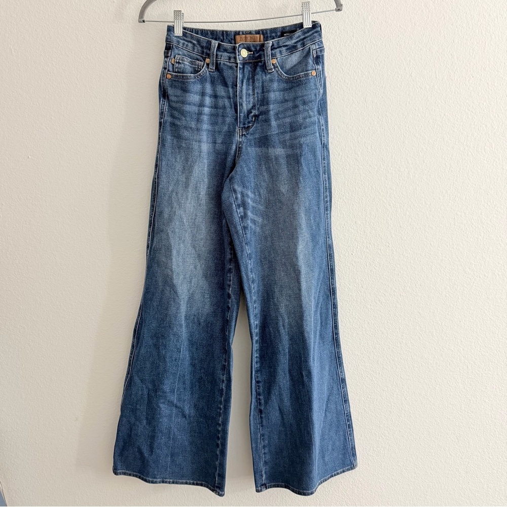 Judy Blue Women’s Retro Wide Leg Denim Jeans Size 5/27
